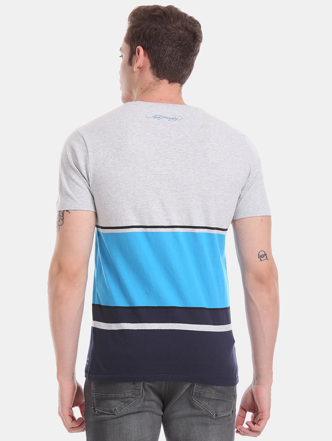 grey printed t-shirt - 17631253 - Zoom Image - 3
