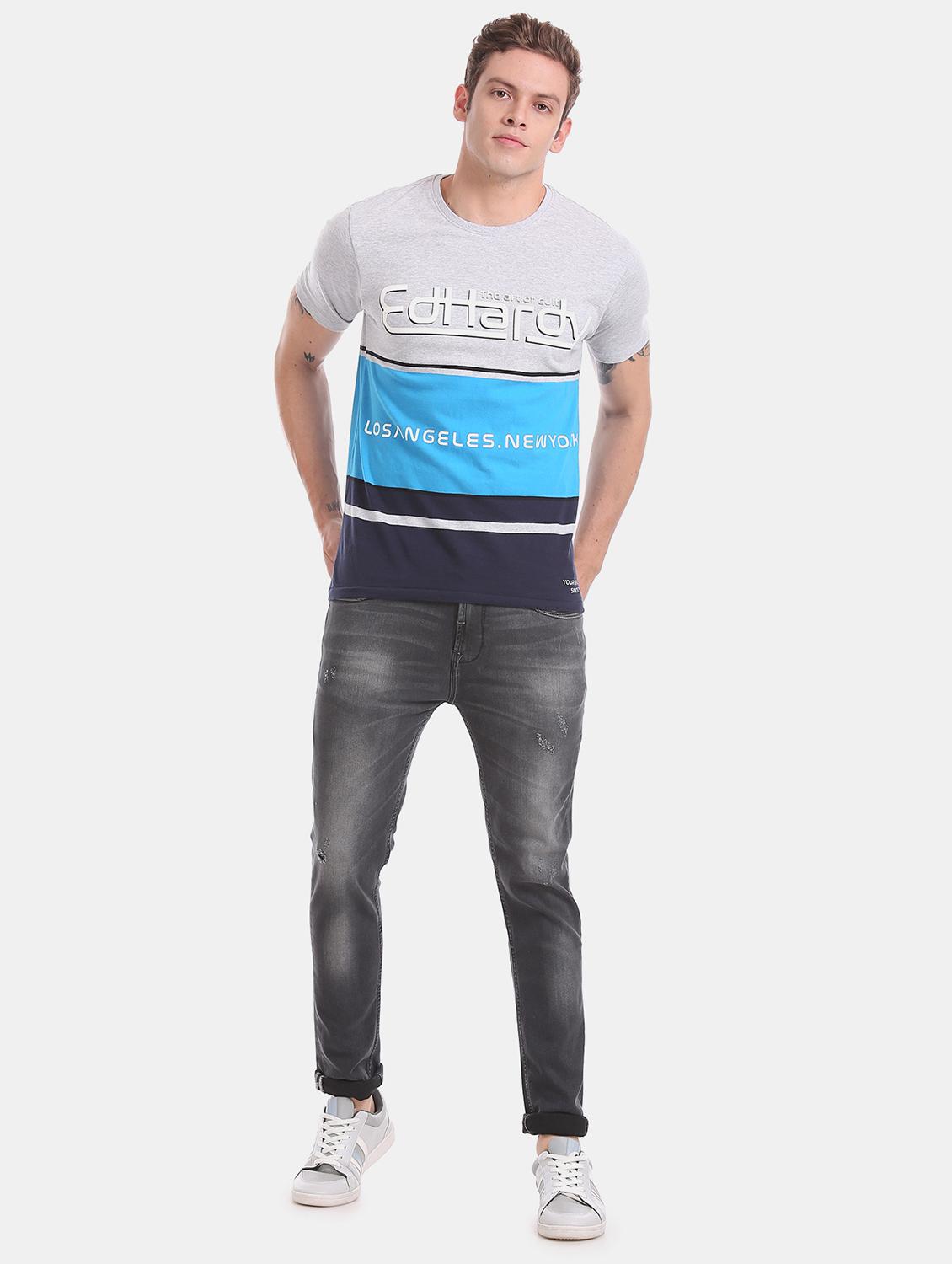 grey printed t-shirt - 17631253 - Zoom Image - 4