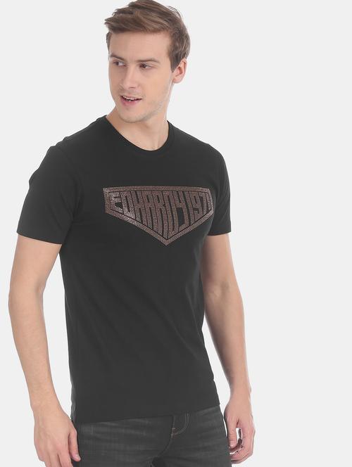 black printed t-shirt - 17631254 - Very Small Image - 1