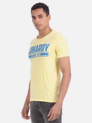 yellow printed t-shirt - 17631256 - Standard Image - 2