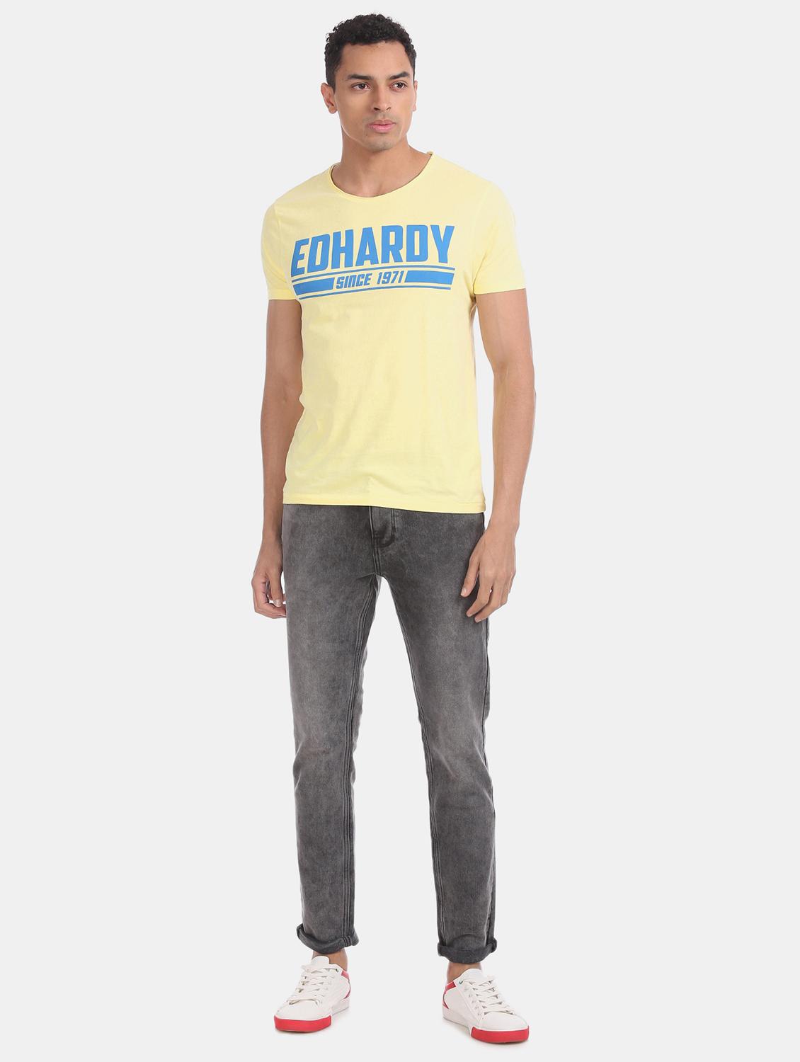 yellow printed t-shirt - 17631256 - Zoom Image - 4