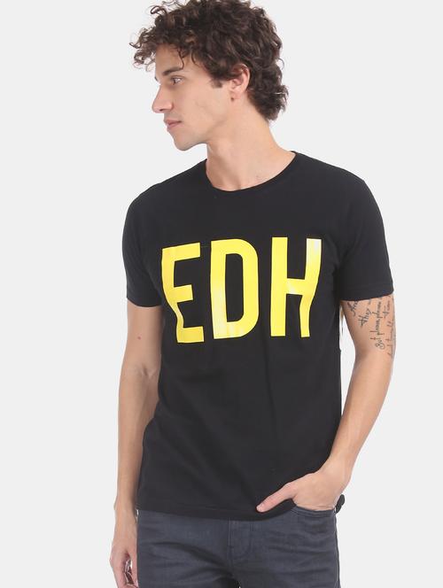 black printed t-shirt - 17631257 - Standard Image - 1