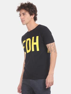 black printed t-shirt - 17631257 - Standard Image - 2
