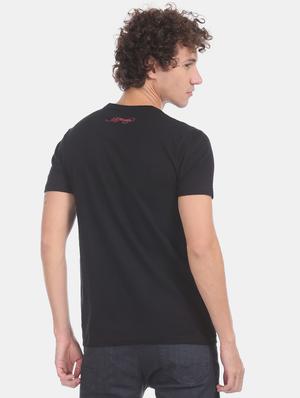 black printed t-shirt - 17631257 - Standard Image - 3