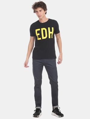 black printed t-shirt - 17631257 - Standard Image - 4