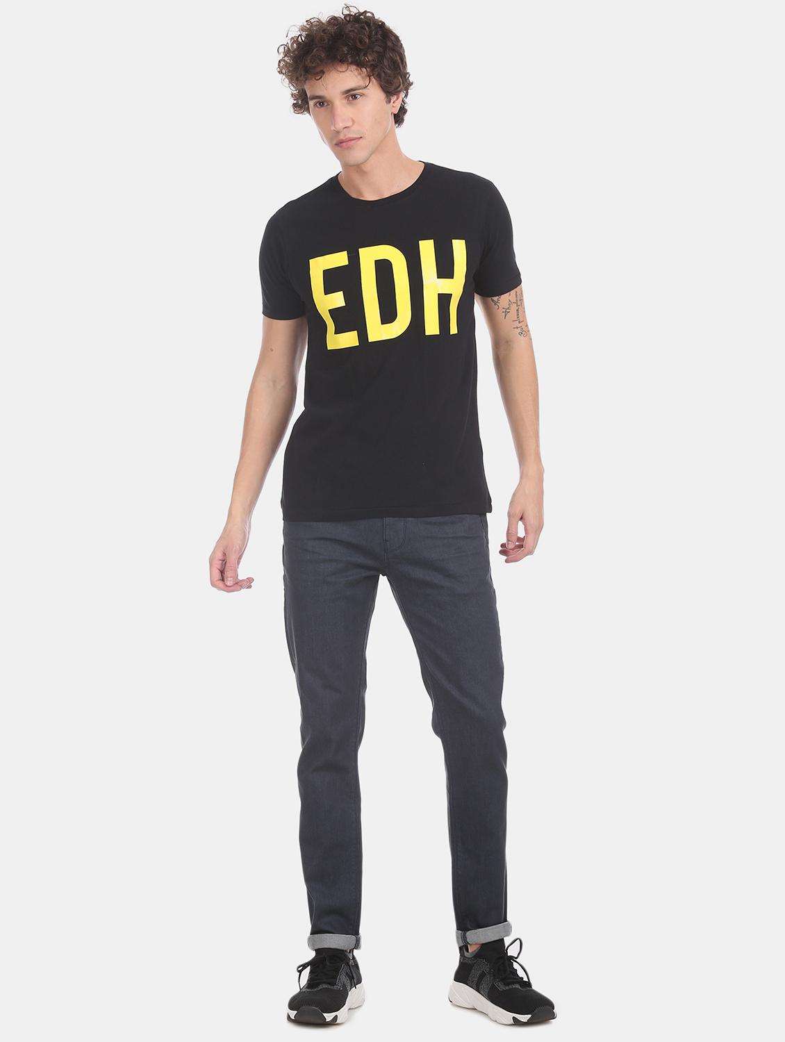 black printed t-shirt - 17631257 - Zoom Image - 4