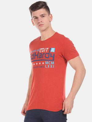 red printed t-shirt - 17631264 - Standard Image - 2