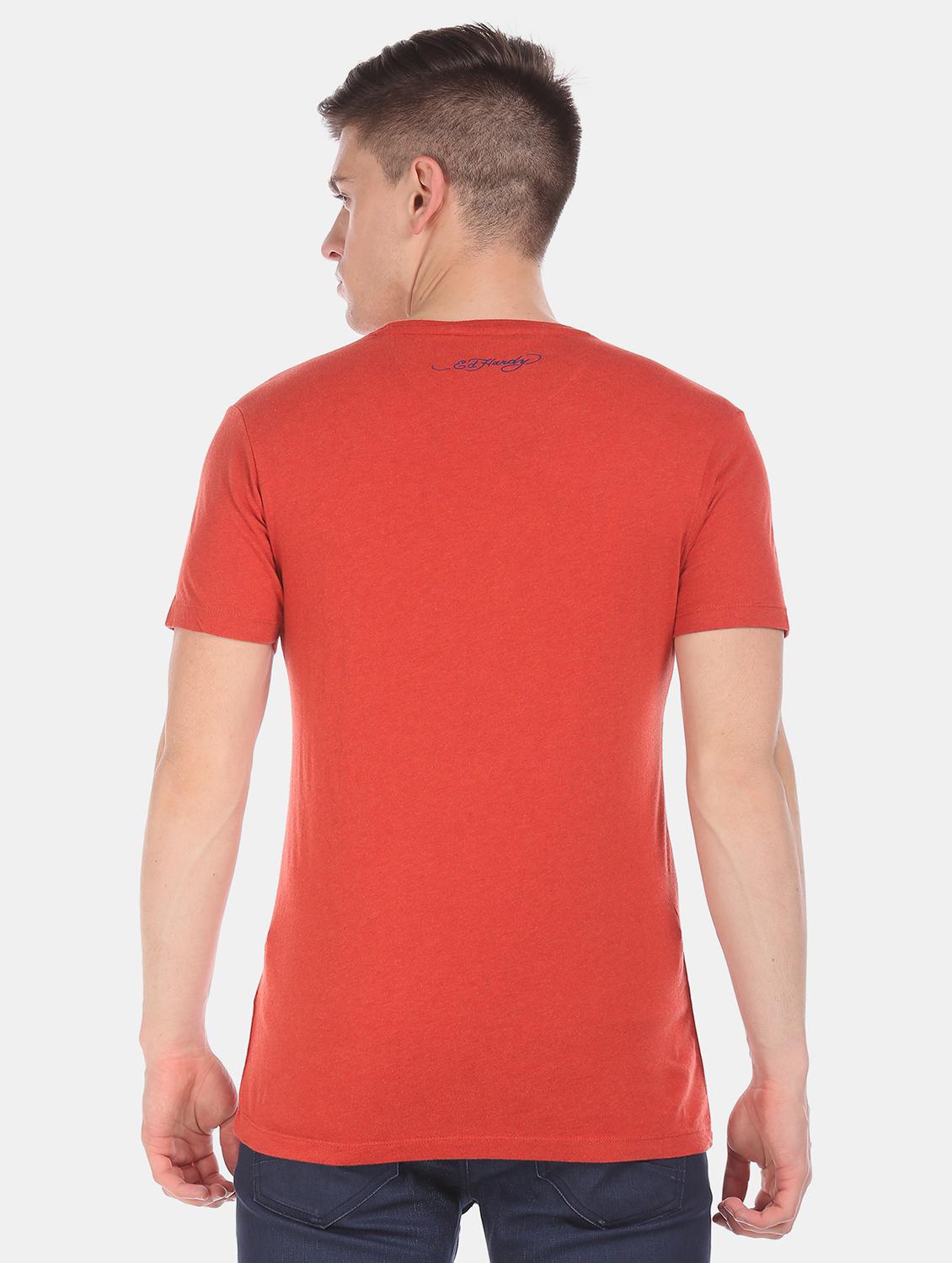 red printed t-shirt - 17631264 - Zoom Image - 3