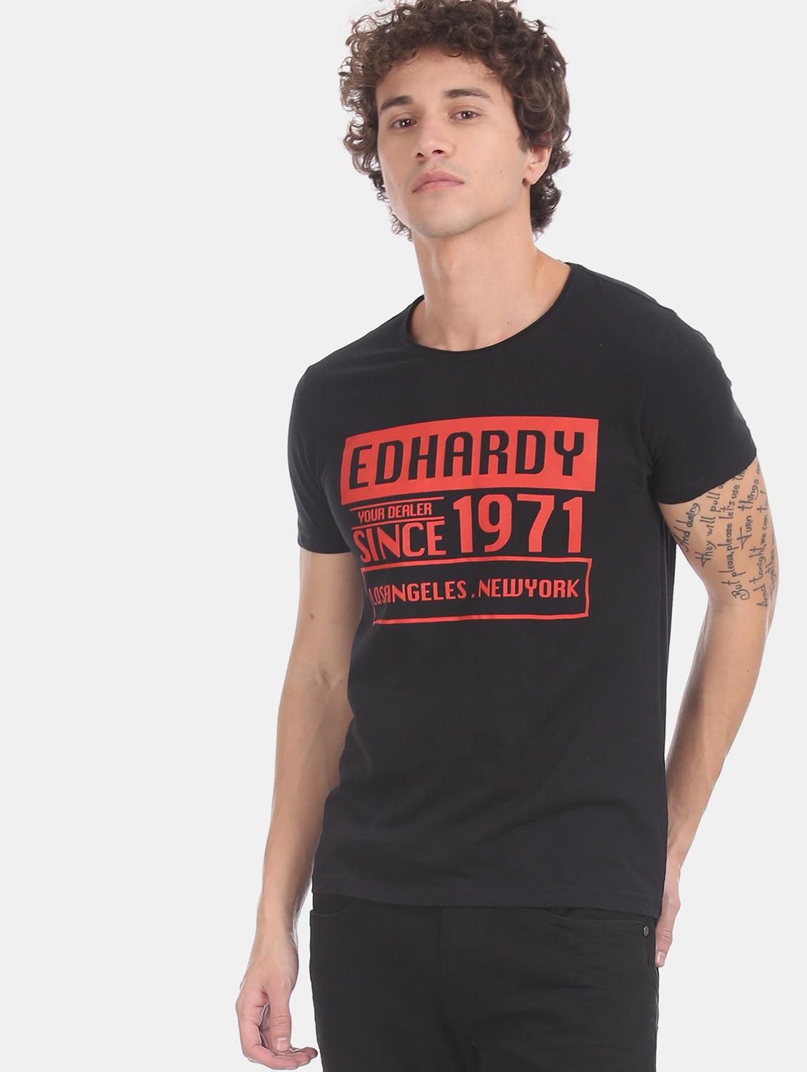 black printed t-shirt - 17631270 - Zoom Image - 2