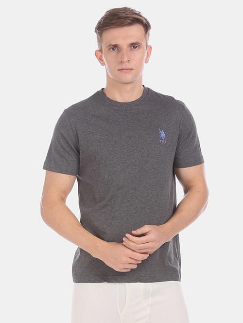 grey solid t-shirt - 17631278 - Standard Image - 1