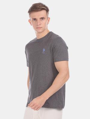 grey solid t-shirt - 17631278 - Standard Image - 2
