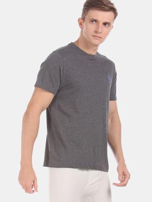 grey solid t-shirt - 17631278 - Standard Image - 3