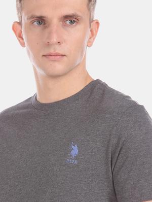 grey solid t-shirt - 17631278 - Standard Image - 6