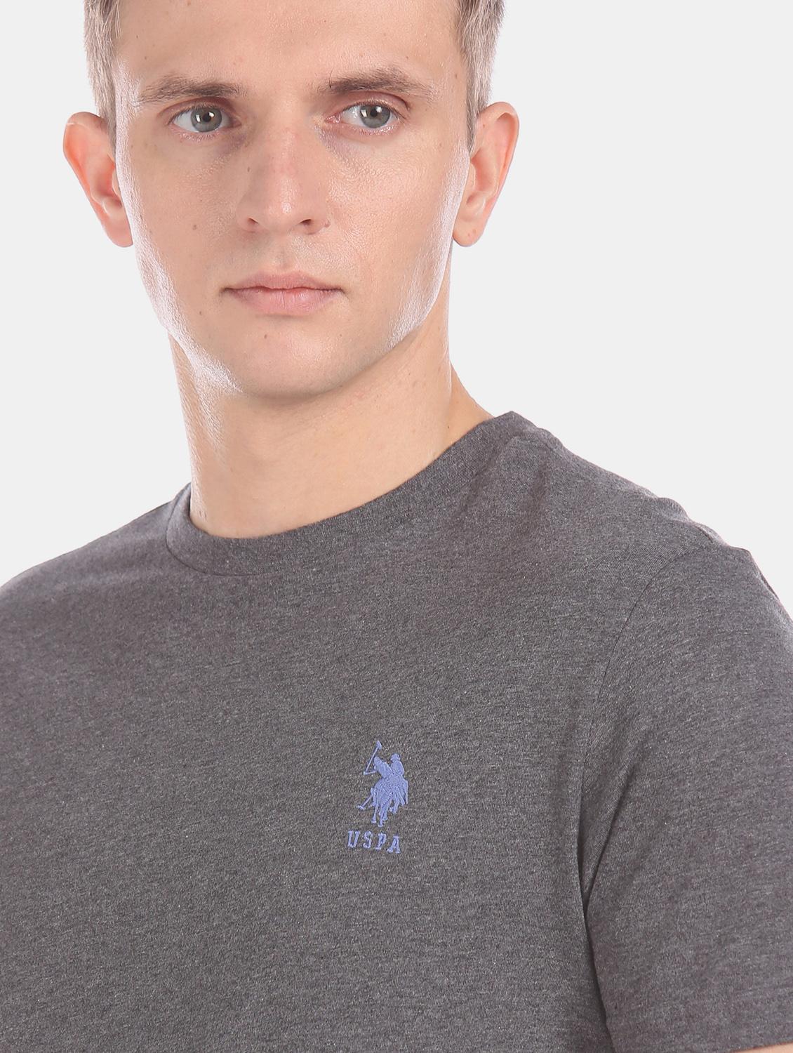 grey solid t-shirt - 17631278 - Zoom Image - 6