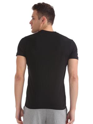 black solid t-shirt - 17631280 - Standard Image - 3