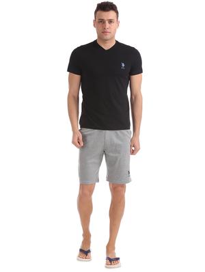 black solid t-shirt - 17631280 - Standard Image - 4