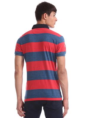 red striped collared t-shirt - 17631428 - Standard Image - 3