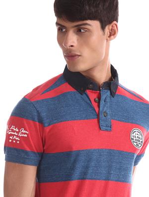 red striped collared t-shirt - 17631428 - Standard Image - 5