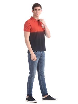 orange ombre polo t-shirt - 17631430 - Standard Image - 4