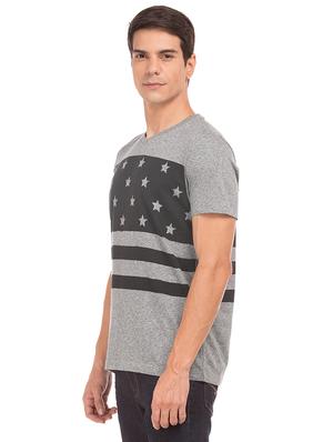 grey printed t-shirt - 17631486 - Standard Image - 2
