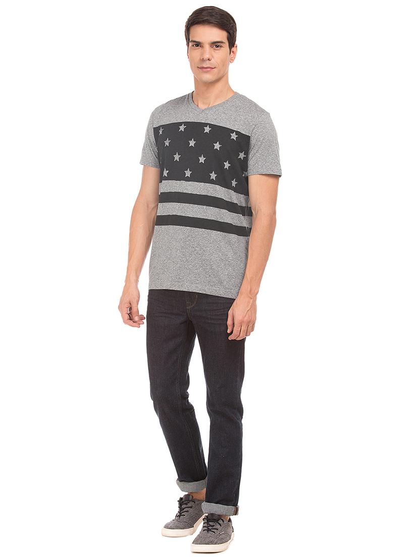 grey printed t-shirt - 17631486 - Zoom Image - 4