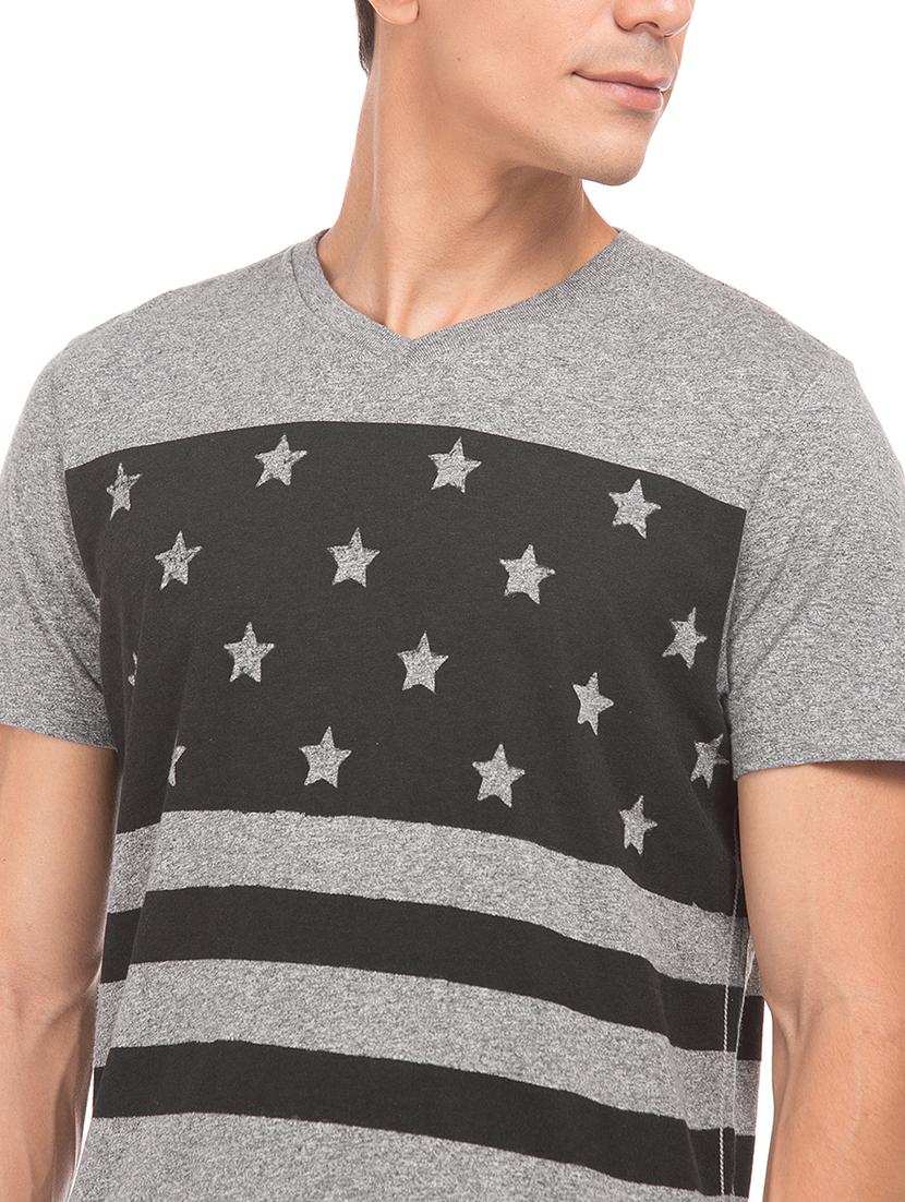 grey printed t-shirt - 17631486 - Zoom Image - 5