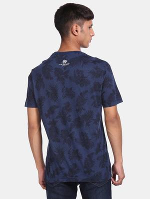 blue front print t-shirt - 17631538 - Standard Image - 2