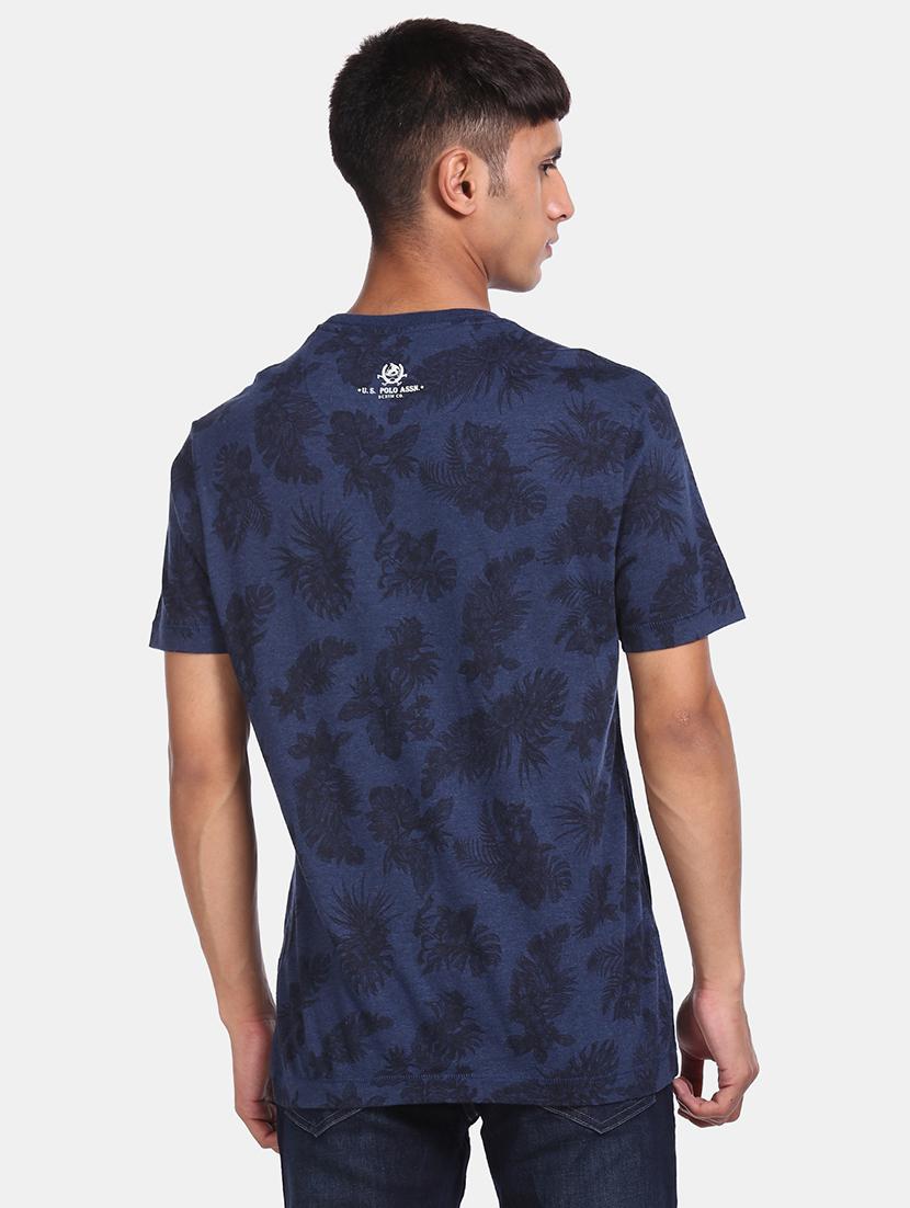 blue front print t-shirt - 17631538 - Zoom Image - 2