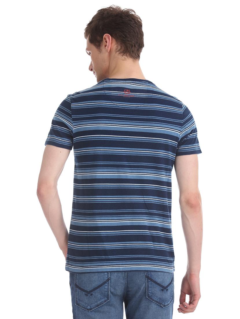 blue striped t-shirt - 17631590 - Zoom Image - 3