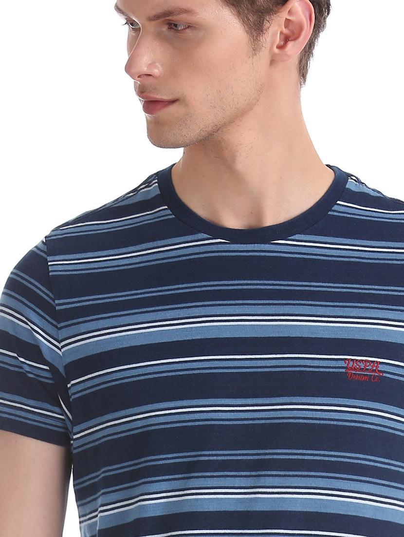 blue striped t-shirt - 17631590 - Zoom Image - 5