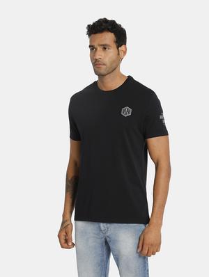 black solid t-shirt - 17631623 - Standard Image - 2