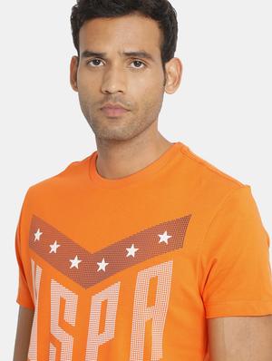orange front print t-shirt - 17631631 - Standard Image - 5