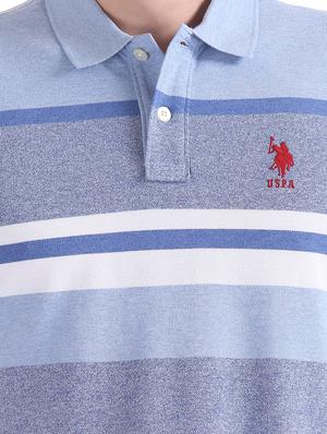 blue striped polo t-shirt - 17631865 - Standard Image - 5