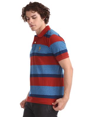 red striped polo t-shirt - 17631916 - Standard Image - 3