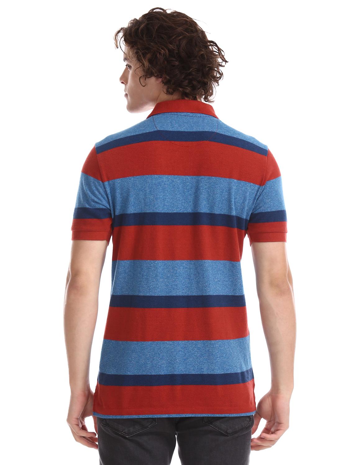 red striped polo t-shirt - 17631916 - Zoom Image - 4