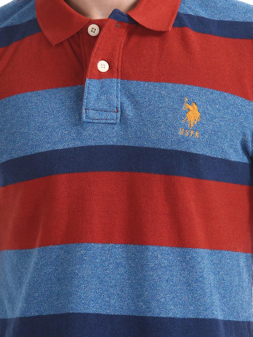 red striped polo t-shirt - 17631916 - Zoom Image - 6
