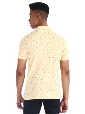 yellow printed t-shirt - 17631940 - Standard Image - 3
