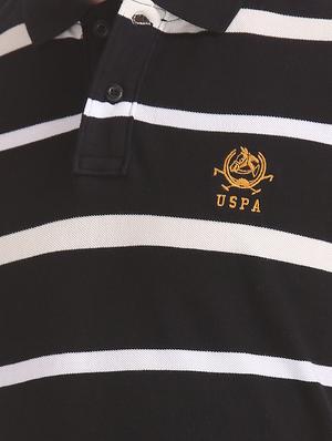 black striped polo t-shirt - 17632006 - Standard Image - 5