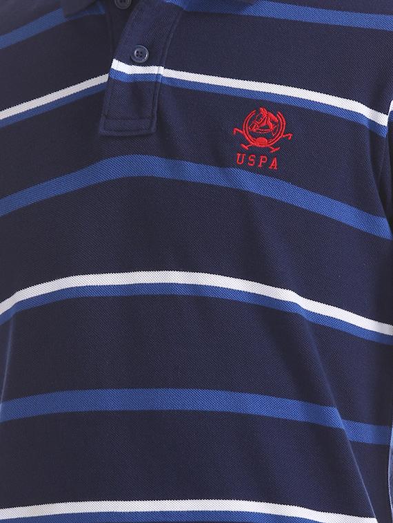 blue stripes polo t-shirt - 17632007 - Zoom Image - 5