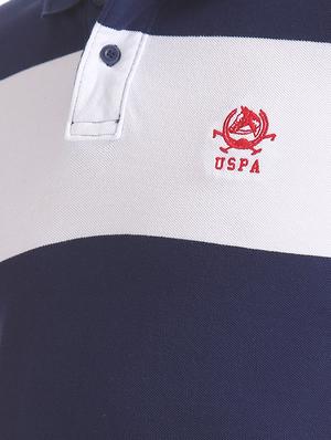 blue striped polo t-shirt - 17632008 - Standard Image - 5