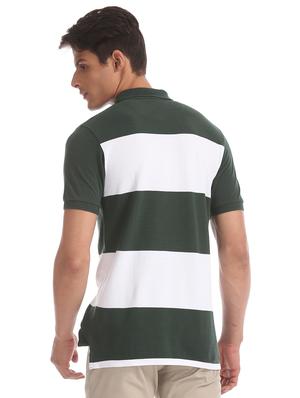 green striped polo t-shirt - 17632011 - Standard Image - 3