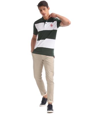 green striped polo t-shirt - 17632011 - Standard Image - 4