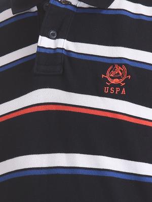 blue striped polo t-shirt - 17632021 - Standard Image - 5