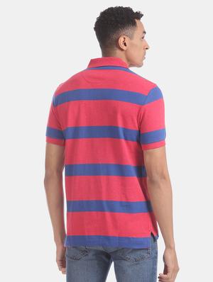 red striped polo t-shirt - 17632052 - Standard Image - 3