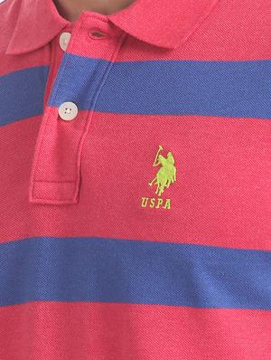 red striped polo t-shirt - 17632052 - Standard Image - 5