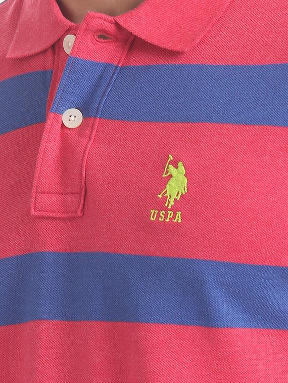 red striped polo t-shirt - 17632052 - Zoom Image - 5