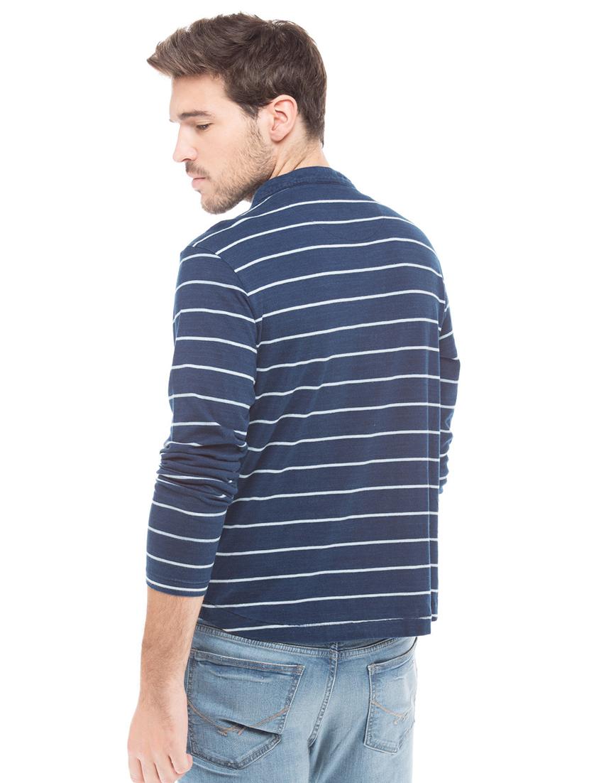 blue striped t-shirt - 17632097 - Zoom Image - 3