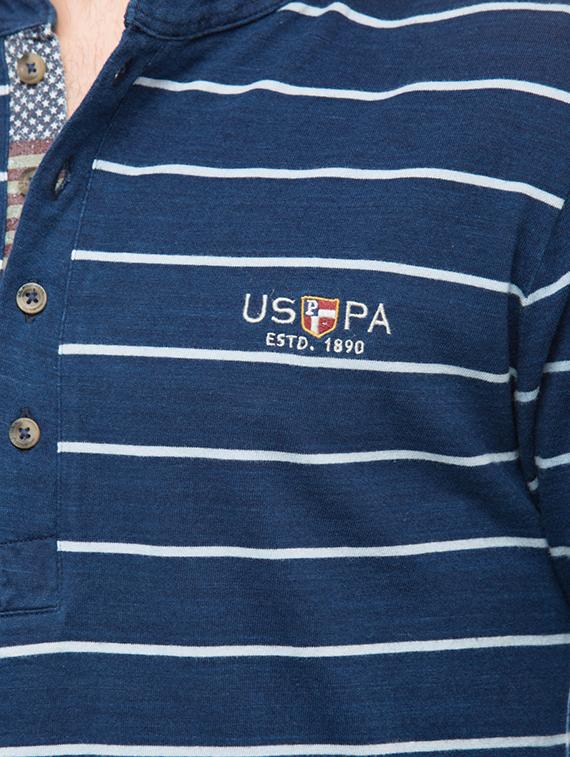 blue striped t-shirt - 17632097 - Zoom Image - 4