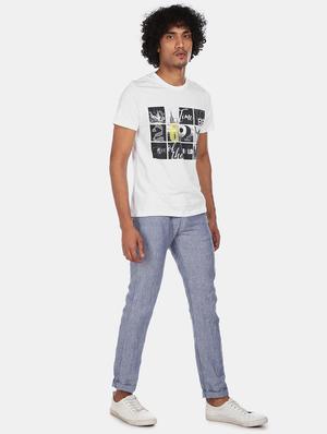 white printed t-shirt - 17632155 - Standard Image - 3