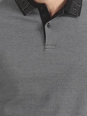 black color block t-shirt - 17632276 - Standard Image - 5
